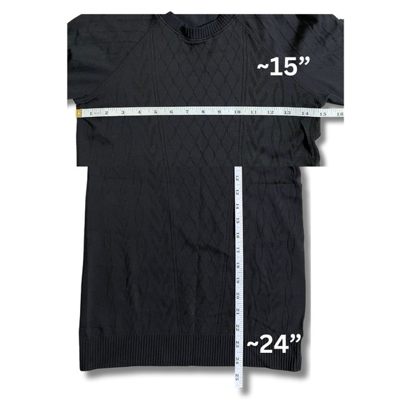 Lululemon Rest Less Pullover Long-Sleeve Shirt Cable Black/Black - Size 6 - Picture 4 of 4